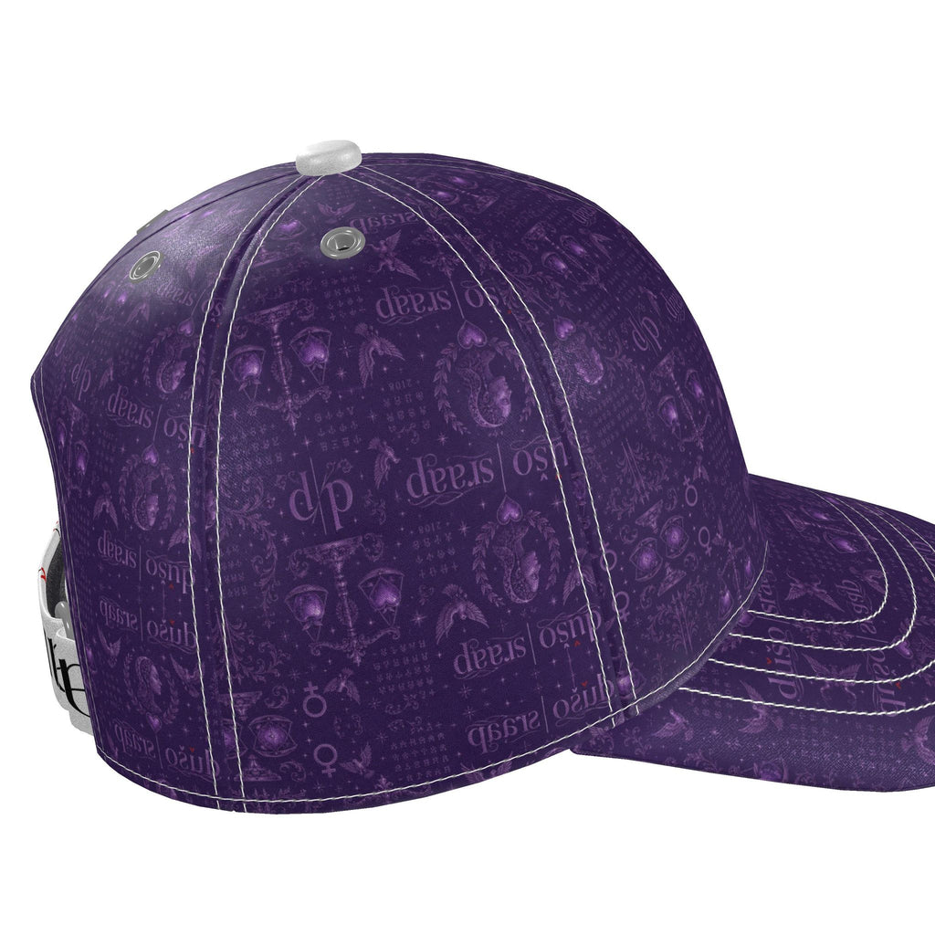 Imperial Veil House Print Silk Satin Cap