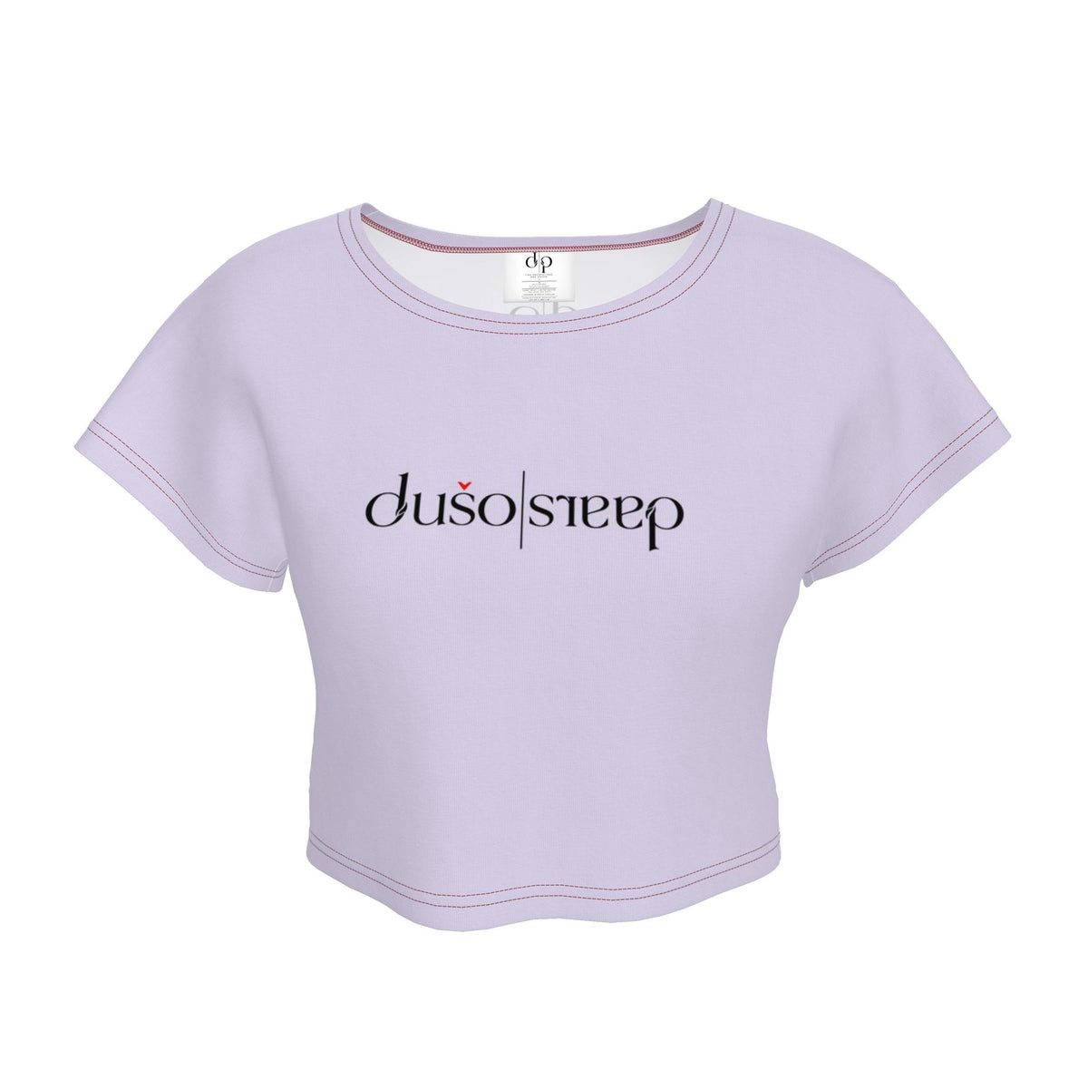 Paars Veil Signature Crop Top