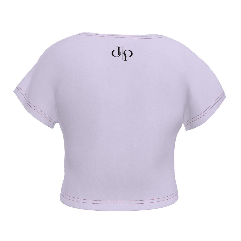 Paars Veil Signature Crop Top