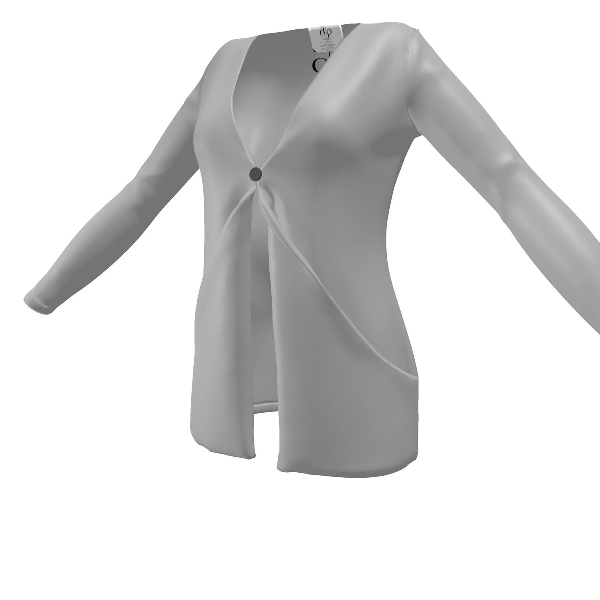 Silver Hush Waterfall Cardigan