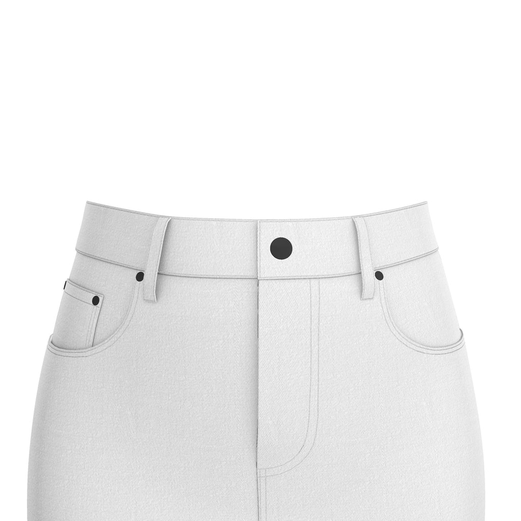 Ivory Absolute Revealed Signature Denim Mini Skirt