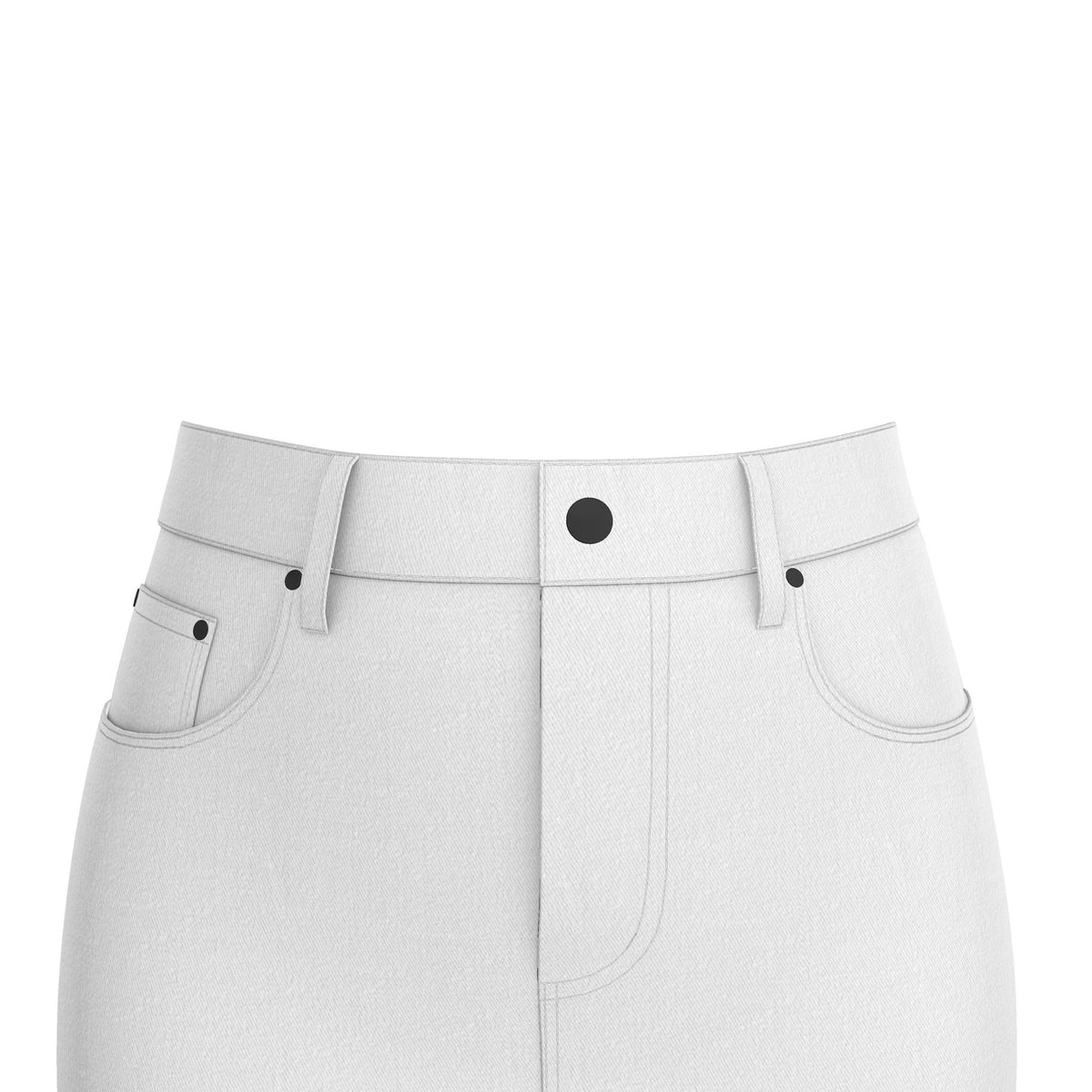 Ivory Absolute Revealed Signature Denim Mini Skirt