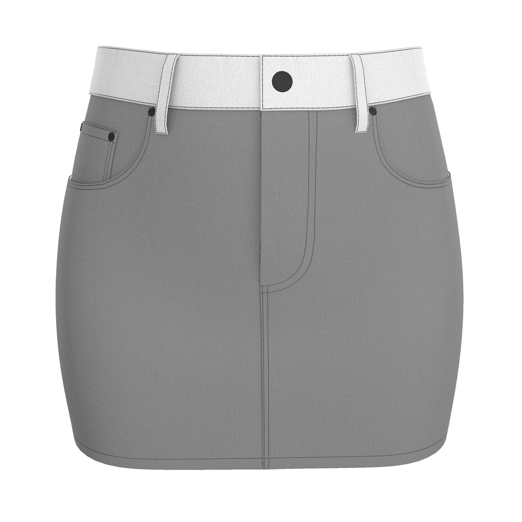 Silver Hush Revealed Signature Denim Mini Skirt