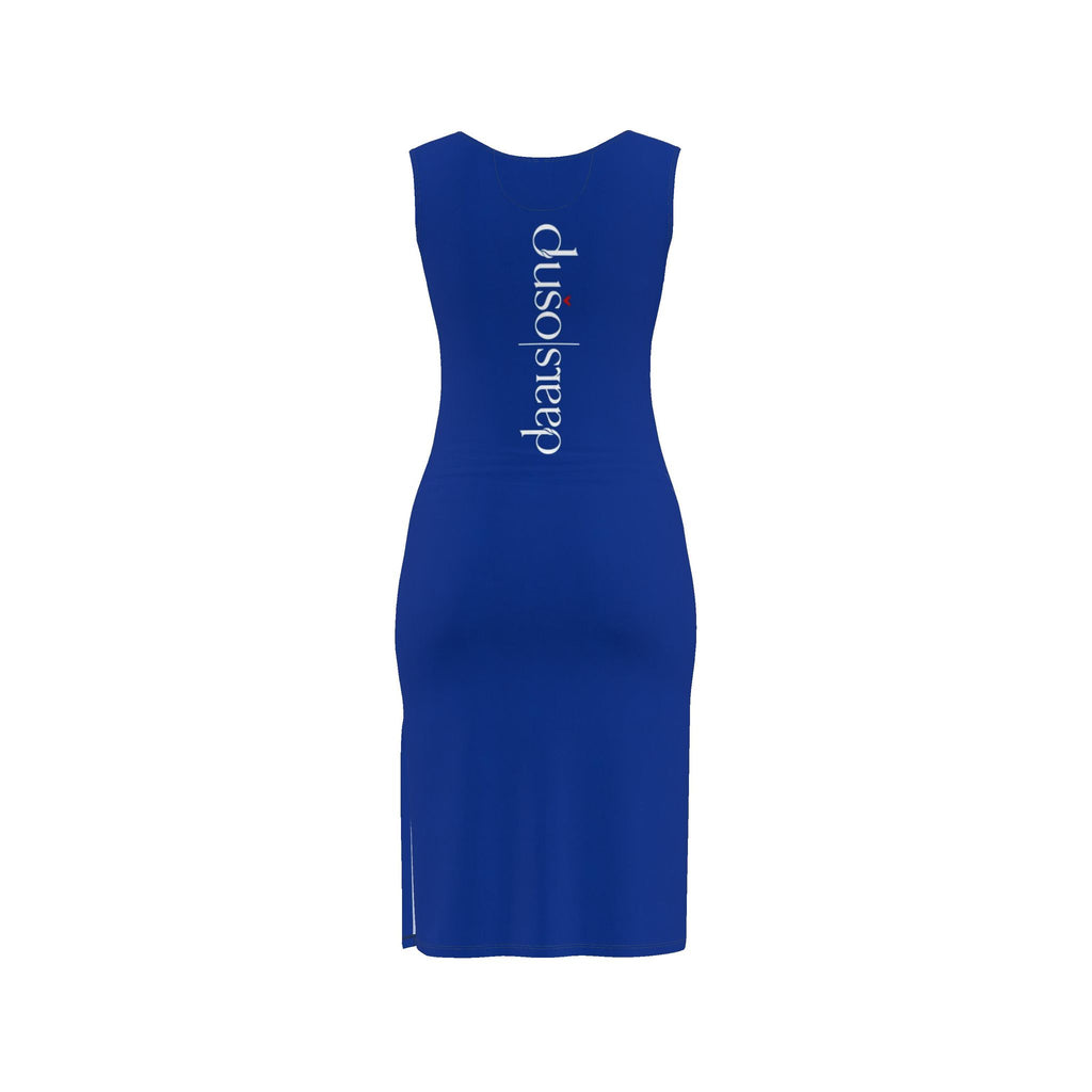 Sovereign Bleu Signature Split Body Dress