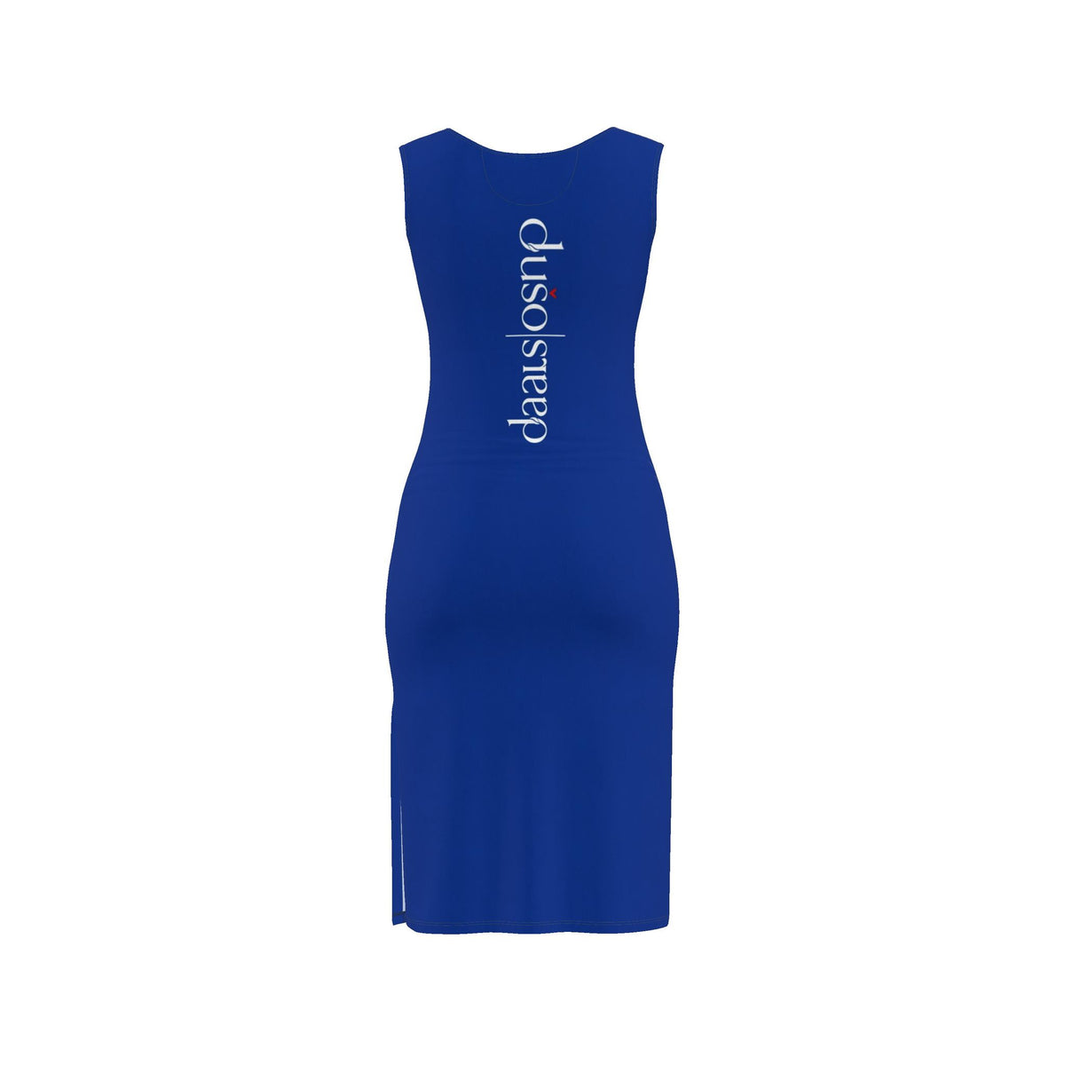 Sovereign Bleu Signature Split Body Dress