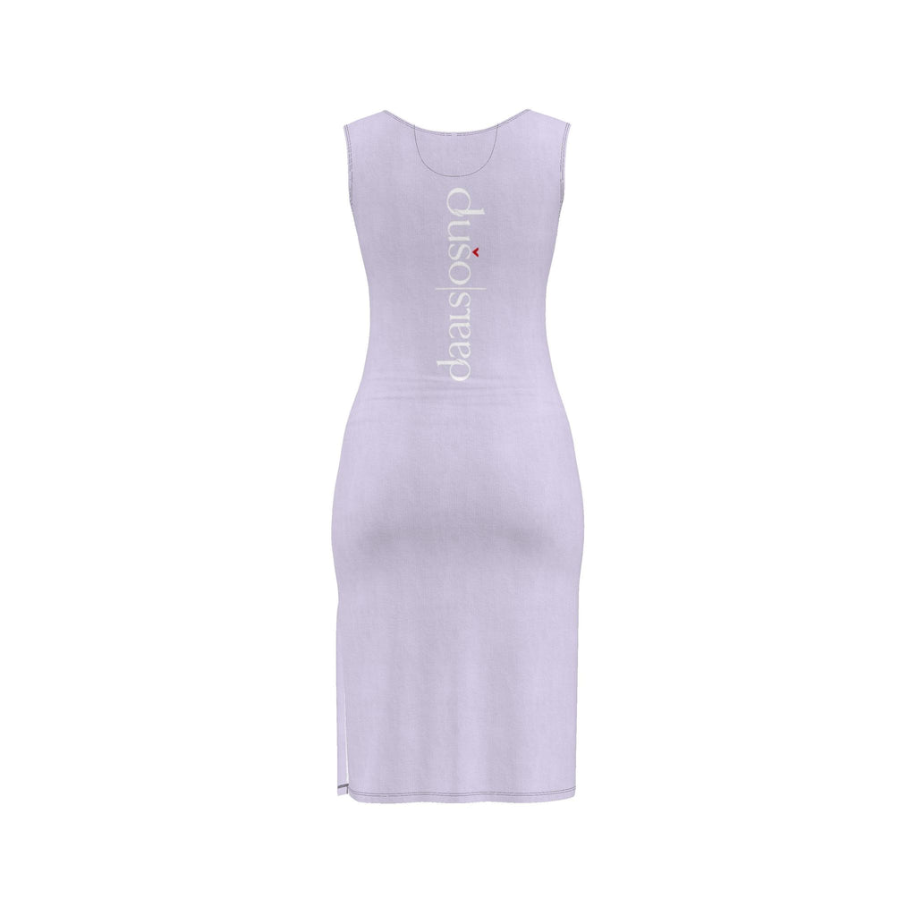 Paars Veil Signature Split Body Dress