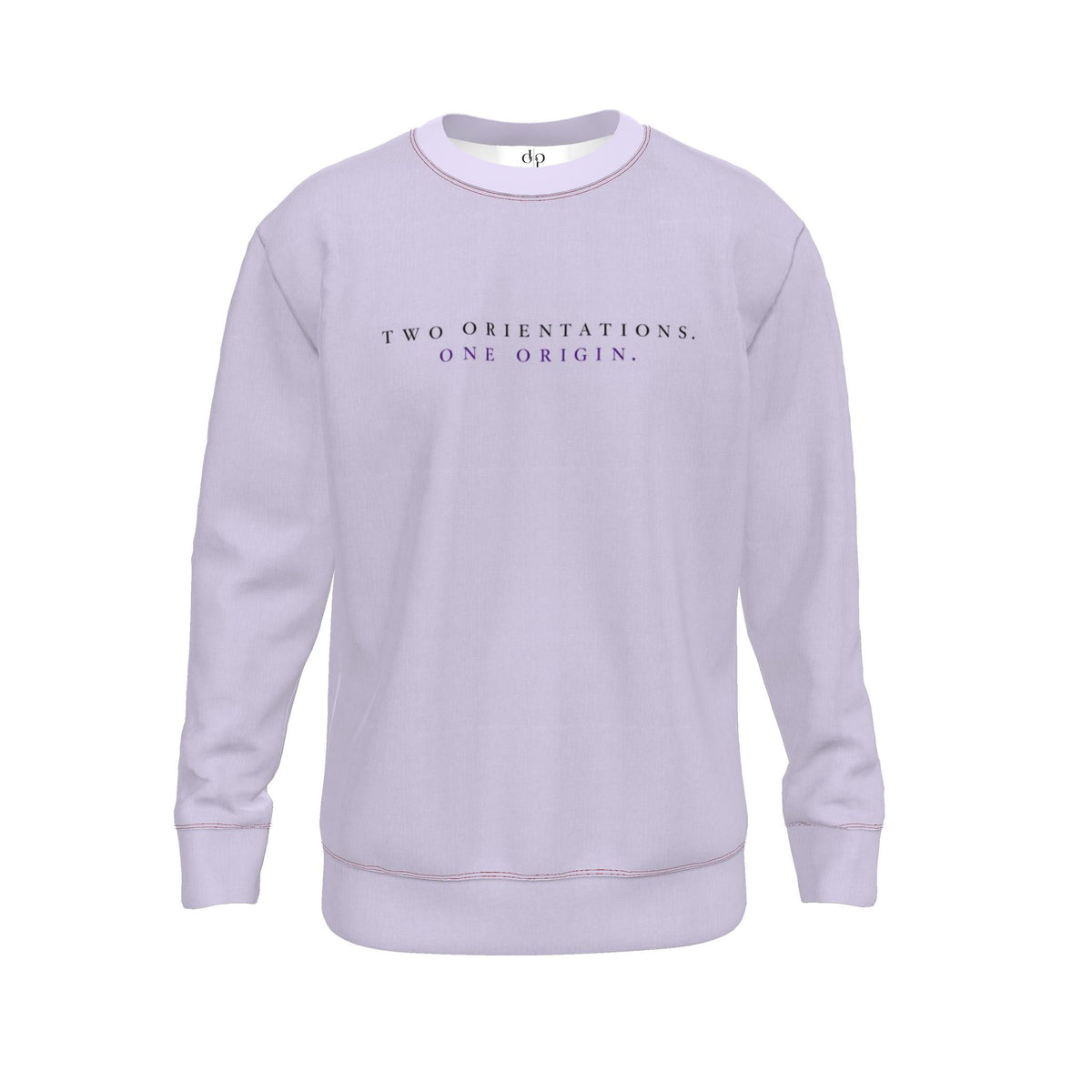 Paars Veil “Two Orientations” Oversized Sweatshirt