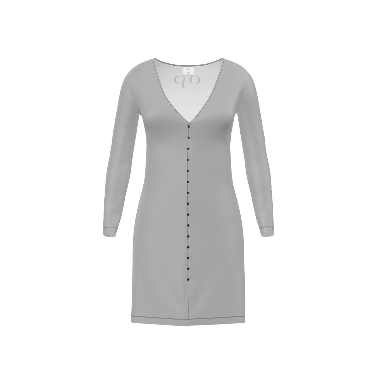 Silver Hush Waterfall Cardigan Dress