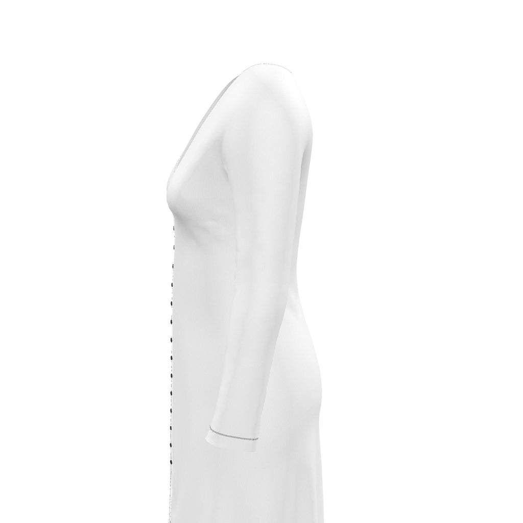 Ivory Absolute Waterfall Cardigan Dress