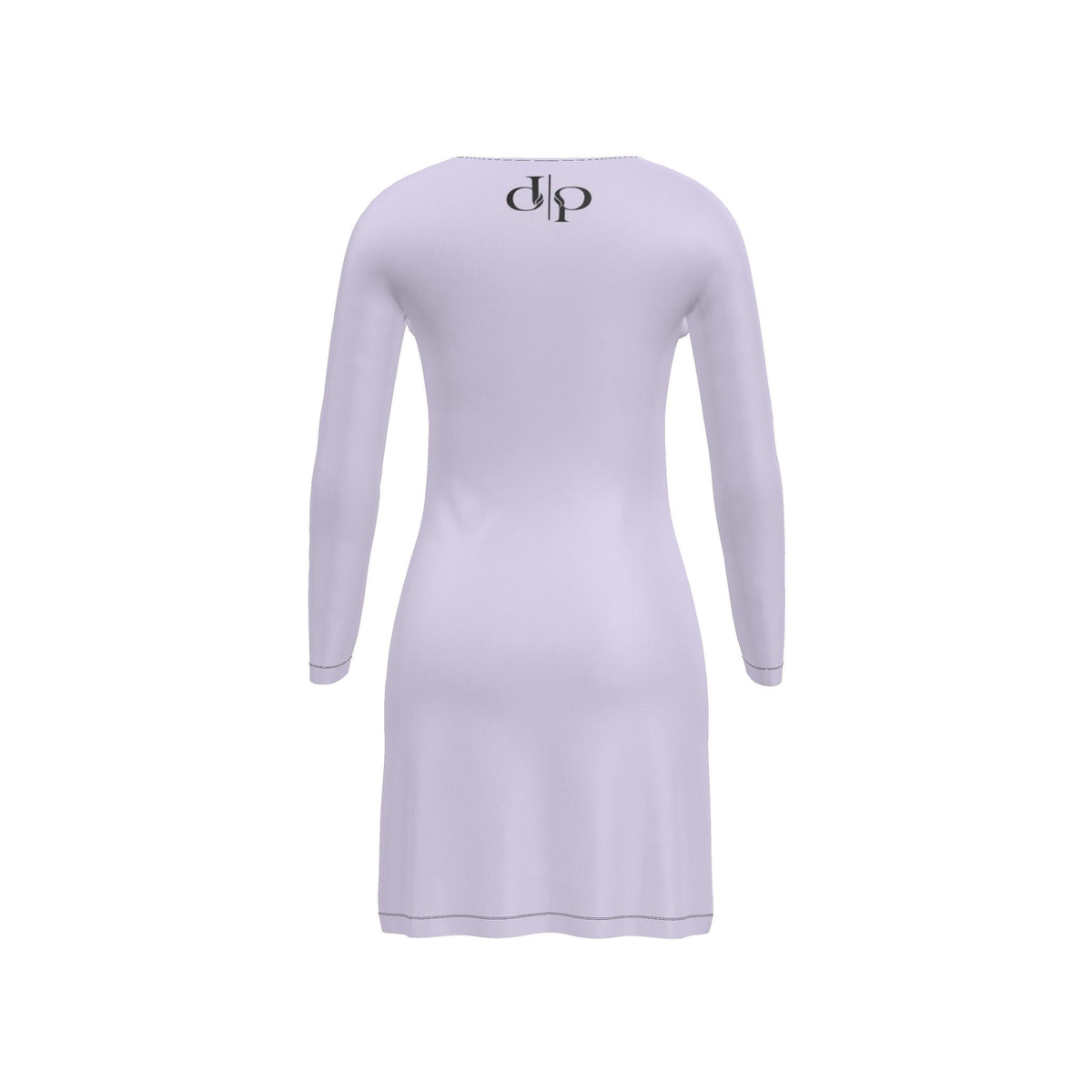 Paars Veil Knit Cardigan Dress