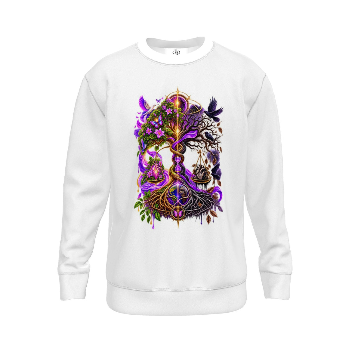 “The Balance of Becoming” Oversized Art Sweatshirt