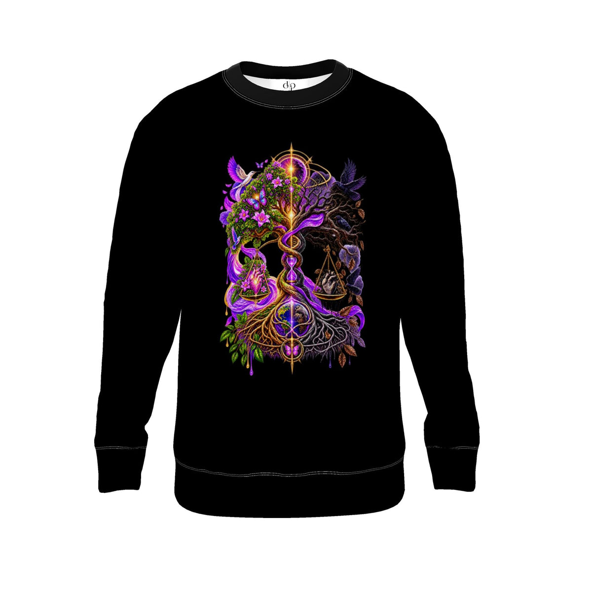 Noir Absolute “The Balance of Becoming” Oversized Art Sweatshirt