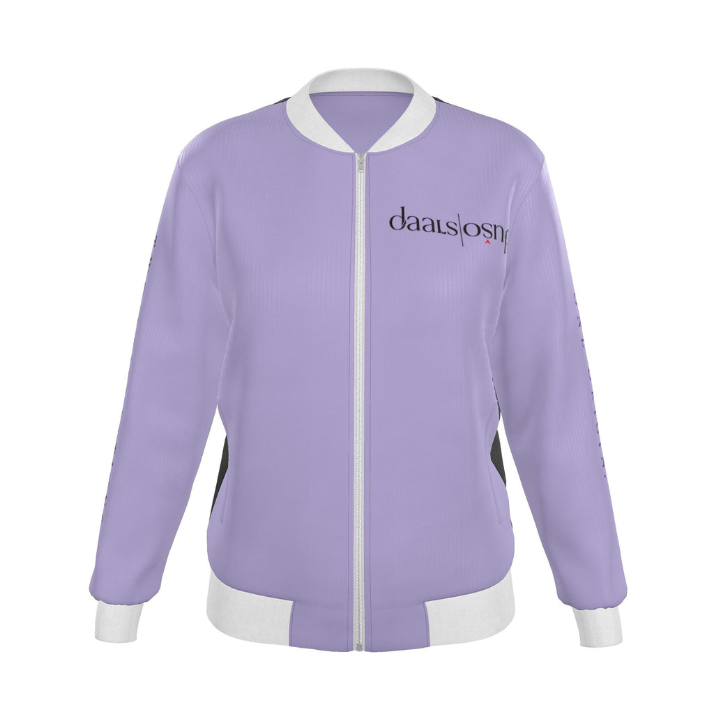 Paars Veil “The Balance of Becoming” Reversible Silk Bomber Jacket