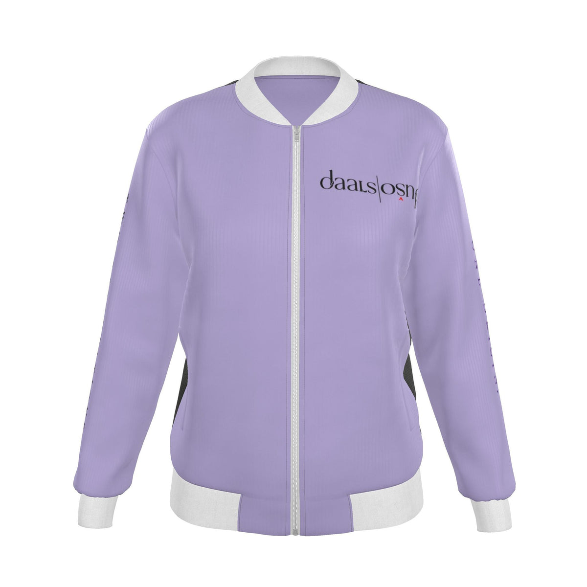 Paars Veil “The Balance of Becoming” Reversible Silk Bomber Jacket