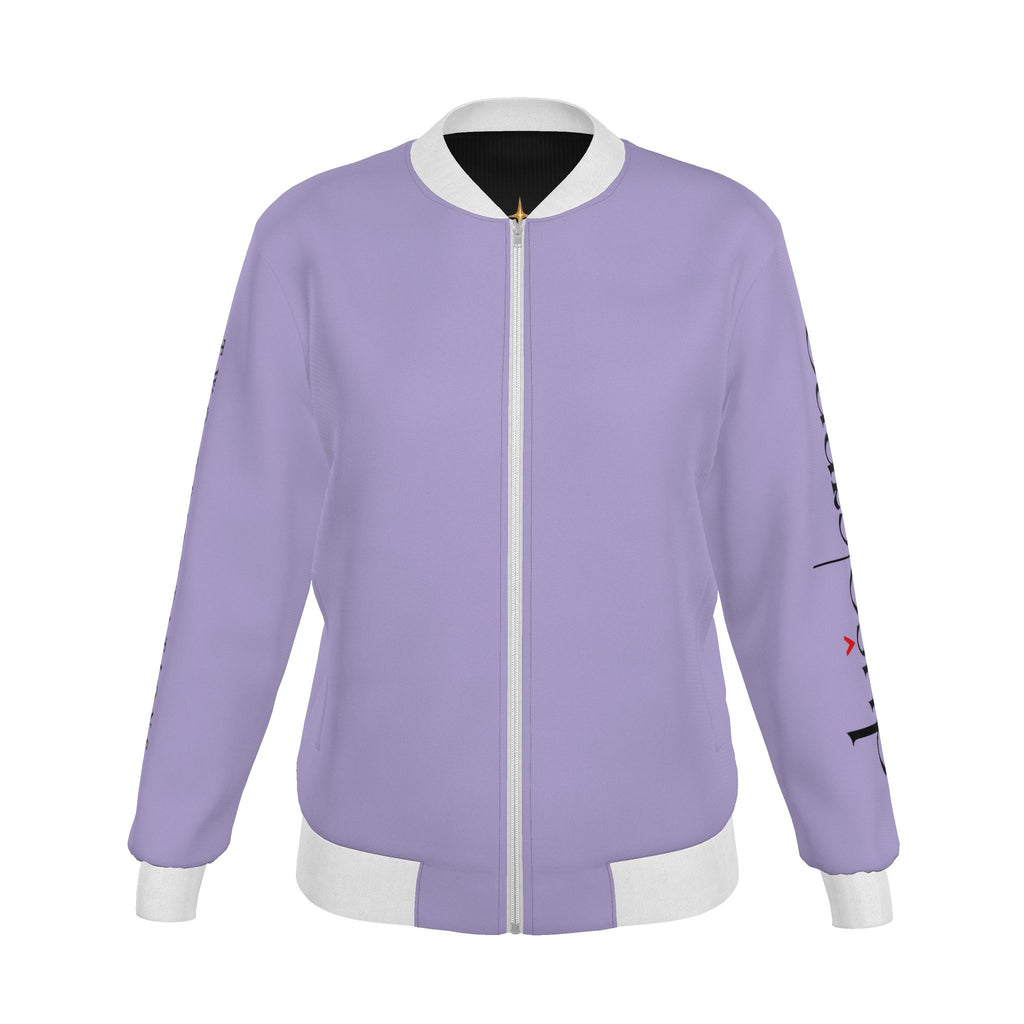 Paars Veil “The Balance of Becoming” Reversible Silk Bomber Jacket