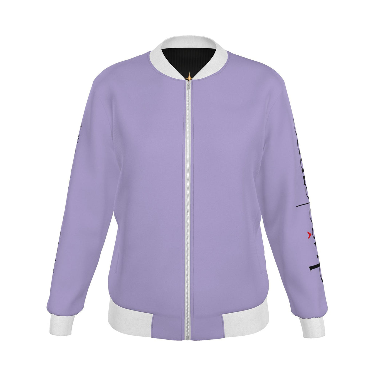 Paars Veil “The Balance of Becoming” Reversible Silk Bomber Jacket