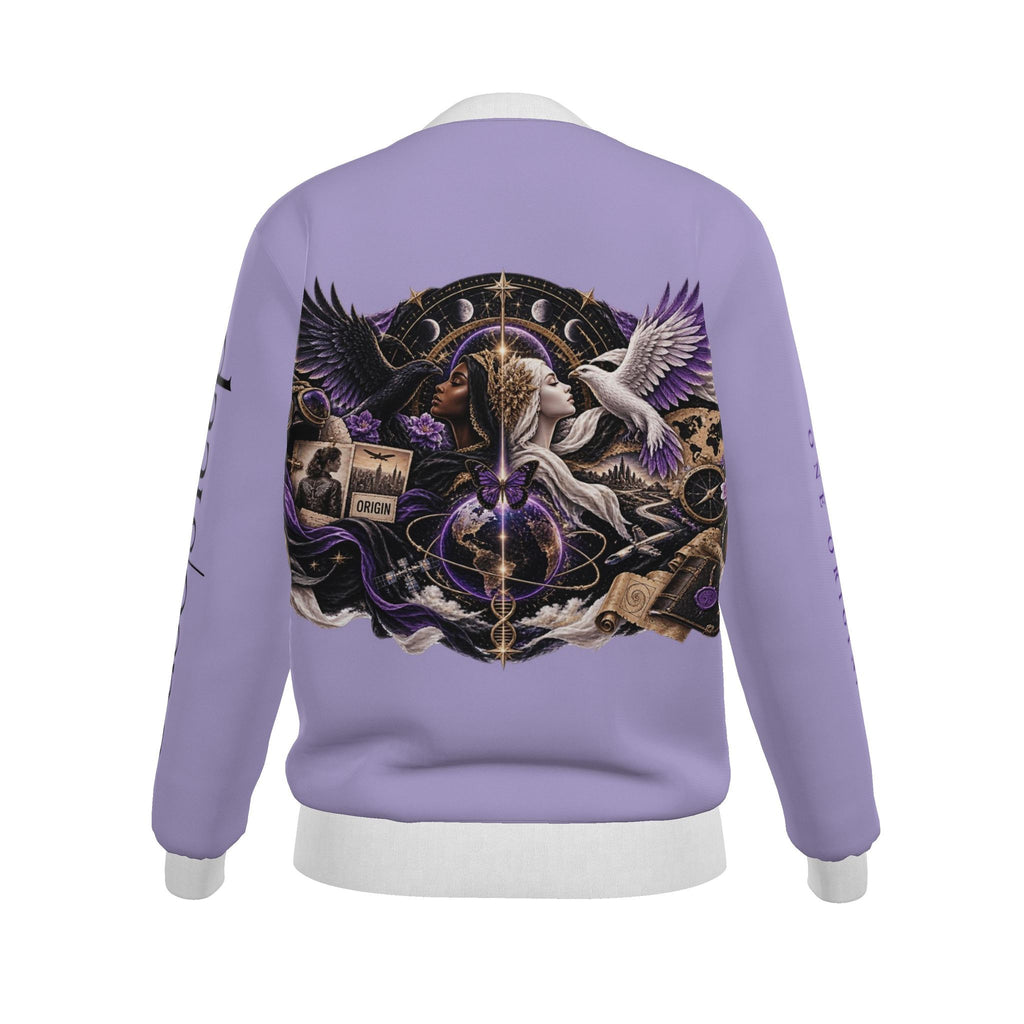 Paars Veil “The Balance of Becoming” Reversible Silk Bomber Jacket