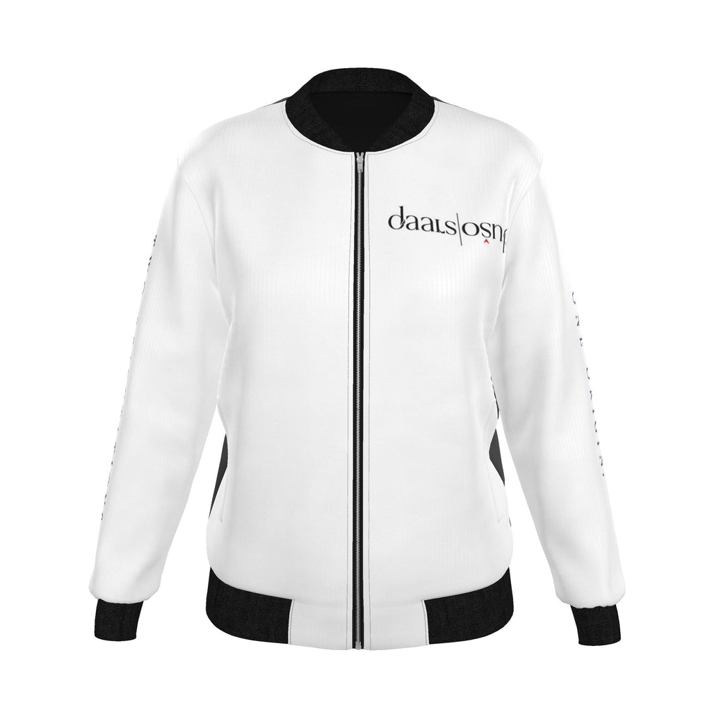 Ivory Absolute “The Flight of Origin” Reversible Silk Bomber Jacket